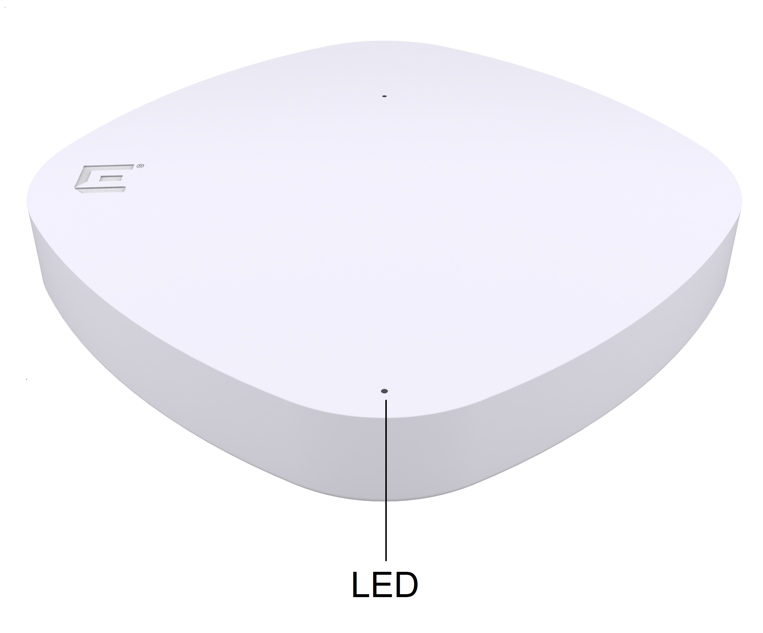 The AP5020 LED is located on the lower center edge of the AP. The AP5020 LED is located on the lower center edge of the AP.